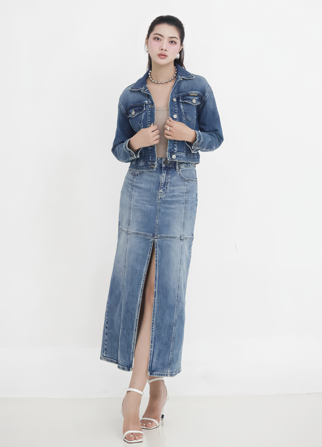 Thể hiện chất riêng với áo khoác denim hiện đại- Ảnh 3.