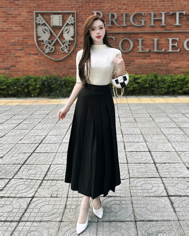 Thanh lịch, nữ tính trong từng bước chân với váy maxi- Ảnh 6. Thanh lịch, nữ tính trong từng bước chân với váy maxi- Ảnh 6.