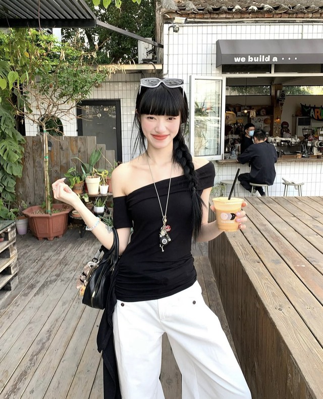 Bật mí cách chọn áo trễ vai cho cô nàng mũm mĩm- Ảnh 7.