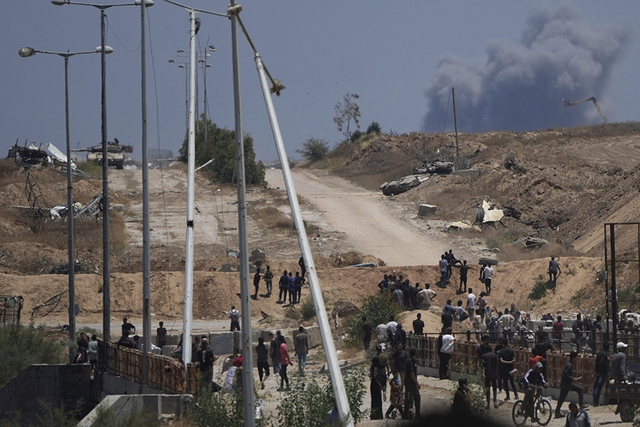 Hamas phản hồi lệnh ngừng bắn giữa khói lửa Gaza  - Ảnh 2.