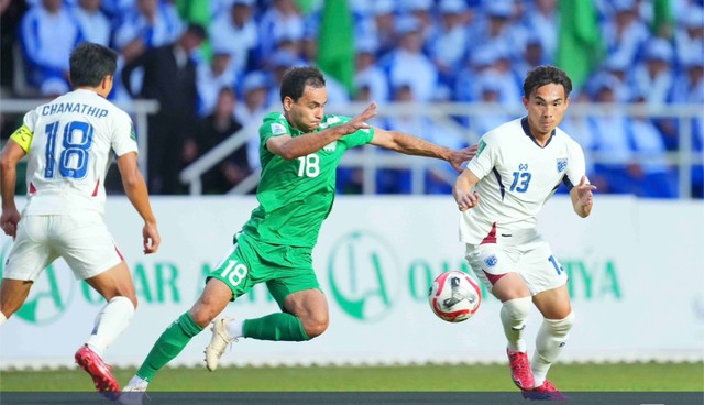 Hàng công bế tắc, Thái Lan thua sốc Turkmenistan: Cánh cửa dự VCK Asian Cup hẹp dần như… Việt Nam- Ảnh 2.