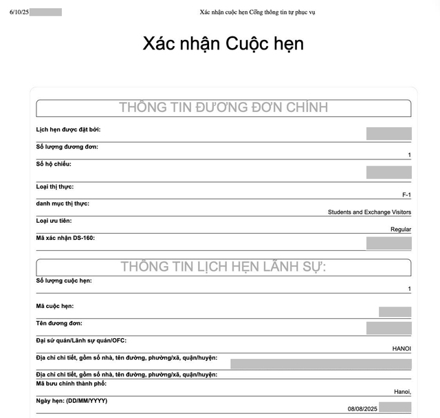 Mỹ cấp rồi lại hủy lịch phỏng vấn visa du học của người Việt - Ảnh 1.