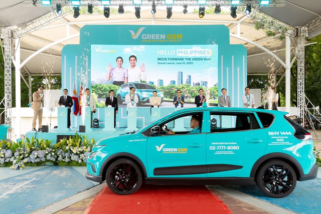 Xanh SM tiếp tục 'xuất ngoại', trở thành thương hiệu taxi điện đầu tiên tại Philippines - Ảnh 1.