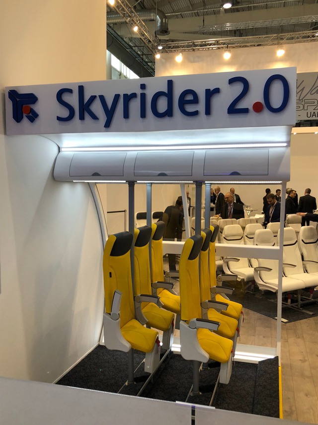 Ghế đứng máy bay Skyrider 2 . 0 Có thể xuất hiện trên chuyến bay giá rẻ sắp tới - Ảnh 1.