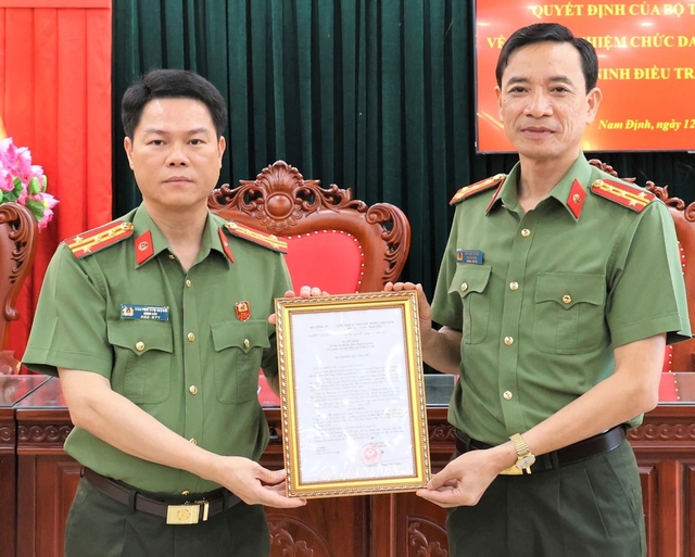 Công an tỉnh Nam Định có tân Thủ trưởng Cơ quan An ninh điều tra- Ảnh 1. Công an tỉnh Nam Định có tân Thủ trưởng Cơ quan An ninh điều tra- Ảnh 1.