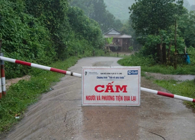 Mưa lớn làm tràn đường Hồ Chí Minh và ngập đồng ruộng ở Quảng Bình, Quảng Trị- Ảnh 4.