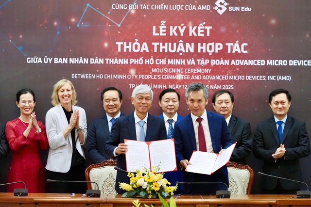 TP.HCM và Tập đoàn AMD ký kết phát triển công nghệ cao và trí tuệ nhân tạo TP.HCM và Tập đoàn AMD ký kết phát triển công nghệ cao và trí tuệ nhân tạo