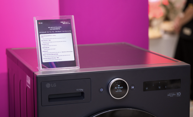 LG giới thiệu thế hệ máy giặt và giặt sấy mới LG AI DD 2.0 tại Việt Nam LG giới thiệu thế hệ máy giặt và giặt sấy mới LG AI DD 2.0 tại Việt Nam