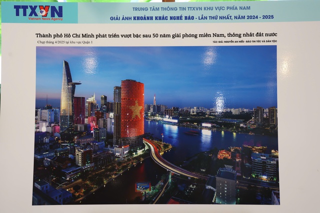 Thông tấn xã Việt Nam khu vực phía nam trao giải ảnh Khoảnh khắc nghề báo- Ảnh 6.