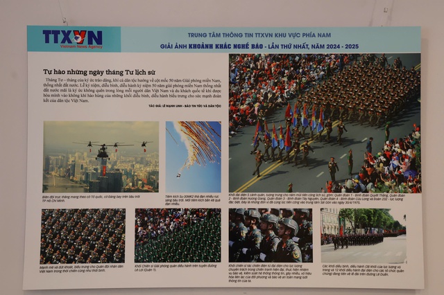 Thông tấn xã Việt Nam khu vực phía nam trao giải ảnh Khoảnh khắc nghề báo- Ảnh 2. Thông tấn xã Việt Nam khu vực phía nam trao giải ảnh Khoảnh khắc nghề báo- Ảnh 2.