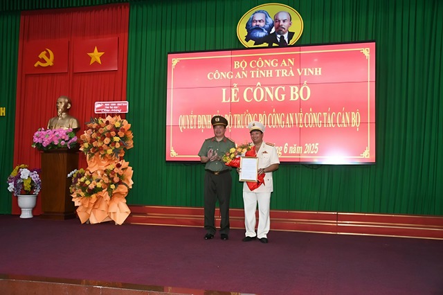 Điều động đại tá Trần Quốc Phục làm Phó giám đốc Công an tỉnh Trà Vinh - Ảnh 1.
