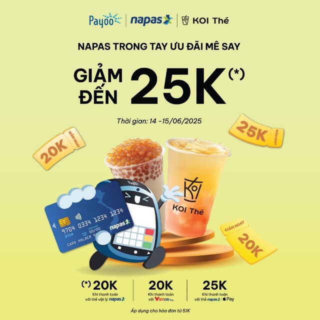NAPAS tung loạt chương trình khuyến mãi hấp dẫn hưởng ứng ‘Ngày không tiền mặt’ 2025- Ảnh 1.