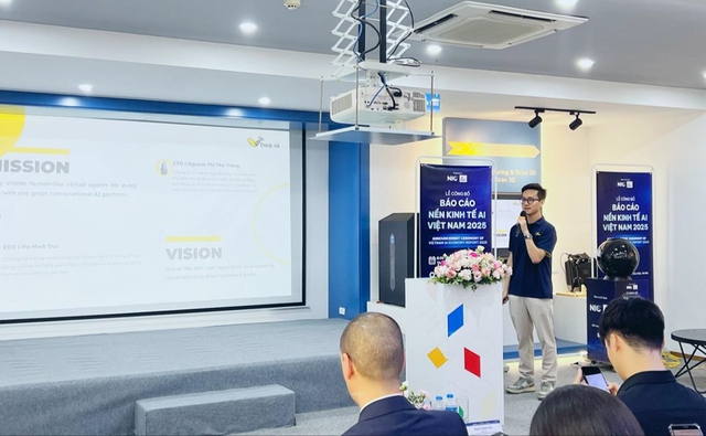 Vbee tham dự ‘Lễ công bố Báo cáo nền kinh tế AI Việt Nam 2025’ Vbee tham dự ‘Lễ công bố Báo cáo nền kinh tế AI Việt Nam 2025’