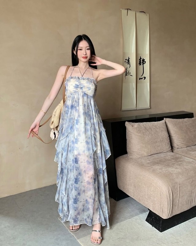 Váy voan tạo nét chấm phá bay bổng cho tủ đồ phái đẹp Váy voan tạo nét chấm phá bay bổng cho tủ đồ phái đẹp