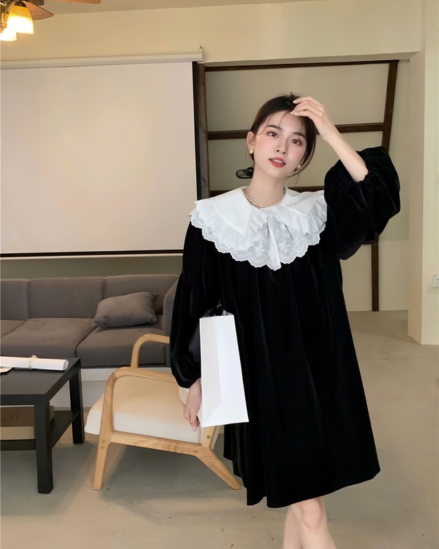 Tái hiện vẻ đẹp cổ điển với những chiếc váy nhung Tái hiện vẻ đẹp cổ điển với những chiếc váy nhung