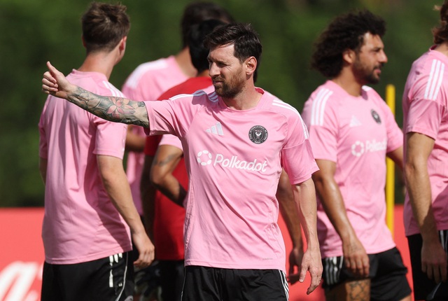 David Beckham gây bất ngờ cho Messi và Inter Miami trước trận mở màn Club World Cup- Ảnh 2. David Beckham gây bất ngờ cho Messi và Inter Miami trước trận mở màn Club World Cup- Ảnh 2.