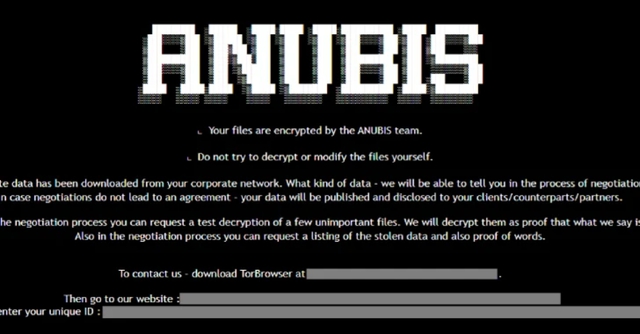 Phát hiện ransomware Anubis mới cực kỳ nguy hiểm Phát hiện ransomware Anubis mới cực kỳ nguy hiểm