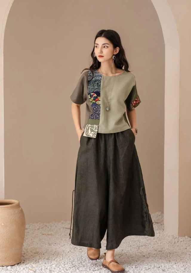 Trẻ trung và cá tính với quần culottes- Ảnh 6. Trẻ trung và cá tính với quần culottes- Ảnh 6.