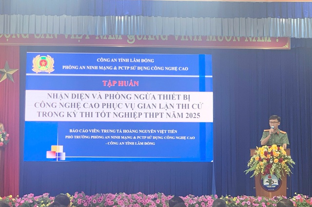 Ngăn chặn gian lận thi tốt nghiệp THPT 2025 bằng công nghệ và trí tuệ nhân tạo - Ảnh 3. Ngăn chặn gian lận thi tốt nghiệp THPT 2025 bằng công nghệ và trí tuệ nhân tạo - Ảnh 3.