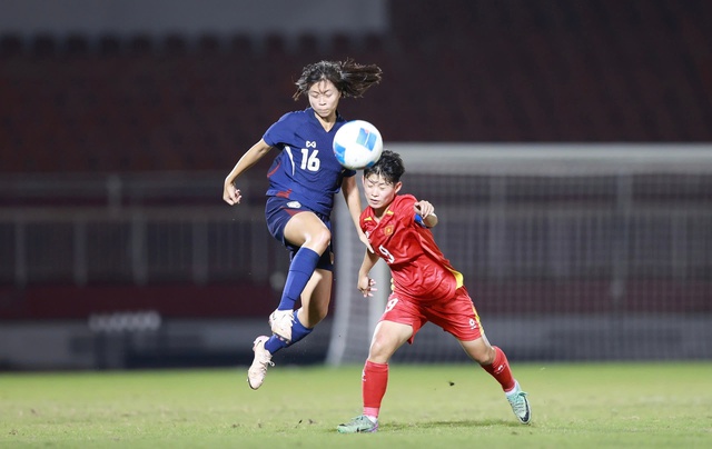 U.19 nữ Việt Nam chưa thể vượt qua Thái Lan