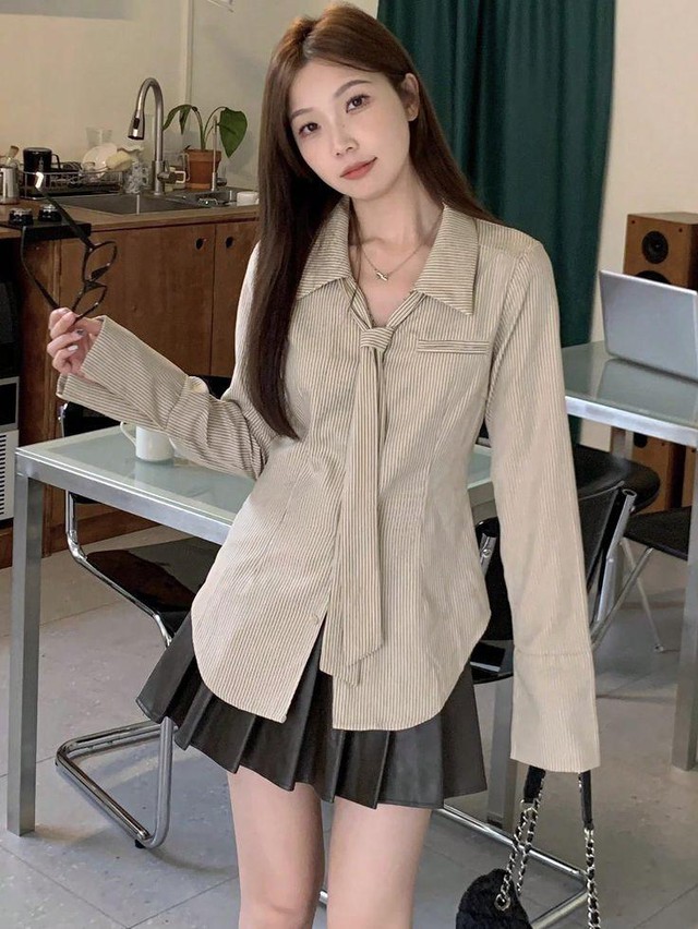 Xinh xắn và thoải mái trong mọi hoàn cảnh với áo kẻ sọc - Ảnh 3.