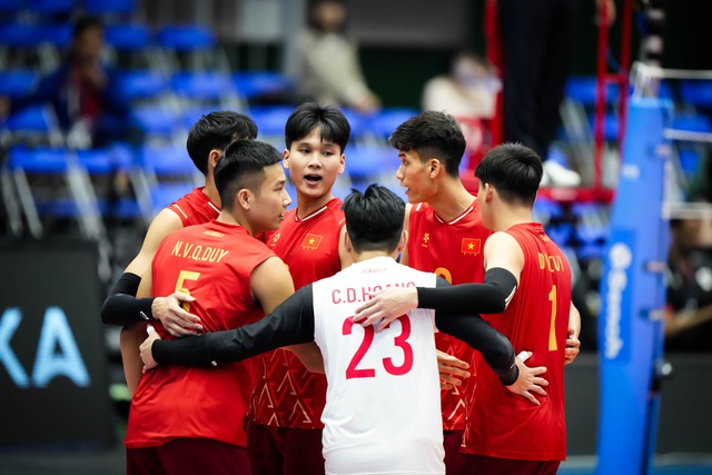 Đánh bại New Zealand, đội tuyển nam bóng chuyền Việt Nam vào tứ kết AVC Nations Cup- Ảnh 2. Đánh bại New Zealand, đội tuyển nam bóng chuyền Việt Nam vào tứ kết AVC Nations Cup- Ảnh 2.