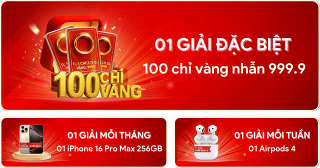 TCBS tung ưu đ&atilde;i lớn: Tặng 100 chỉ v&agrave;ng nhẫn c&ugrave;ng h&agrave;ng triệu phần qu&agrave; hấp dẫn- Ảnh 3.
