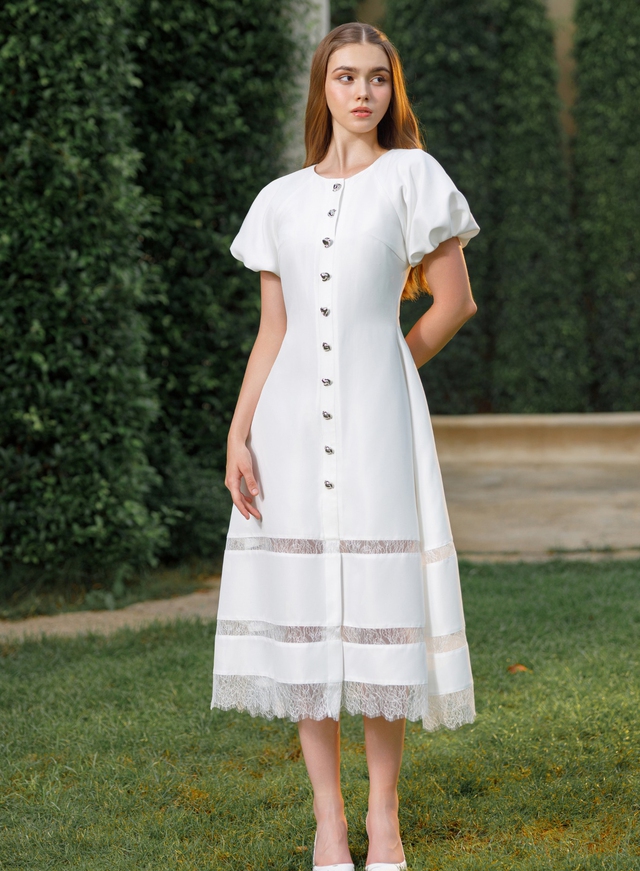 Váy midi tuy giản đơn nhưng lại đẹp xuất sắc- Ảnh 4. Váy midi tuy giản đơn nhưng lại đẹp xuất sắc- Ảnh 4.