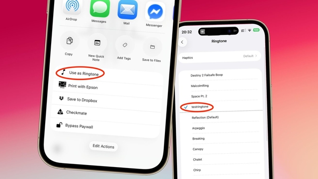 iOS 26 giúp người dùng iPhone tạo nhạc chuông riêng dễ dàng iOS 26 giúp người dùng iPhone tạo nhạc chuông riêng dễ dàng