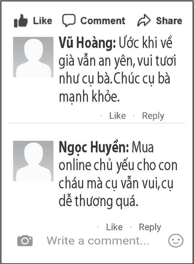 Bà cụ 80 tuổi mê mua hàng online để chia cho con cháu - Ảnh 3.