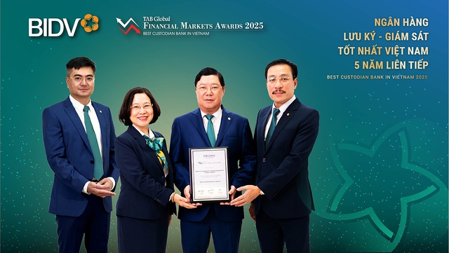BIDV được vinh danh Ngân hàng Lưu ký – Giám sát tốt nhất Việt Nam lần 5 BIDV được vinh danh Ngân hàng Lưu ký – Giám sát tốt nhất Việt Nam lần 5