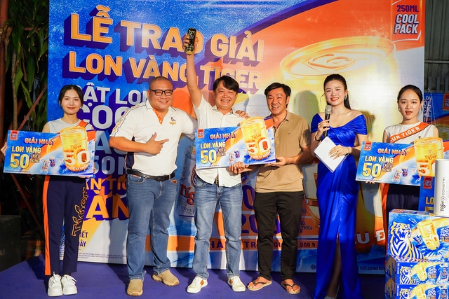Đổi thói quen, người đàn ông bất ngờ trúng lon vàng 50 triệu đồng từ Tiger Beer - Ảnh 3.