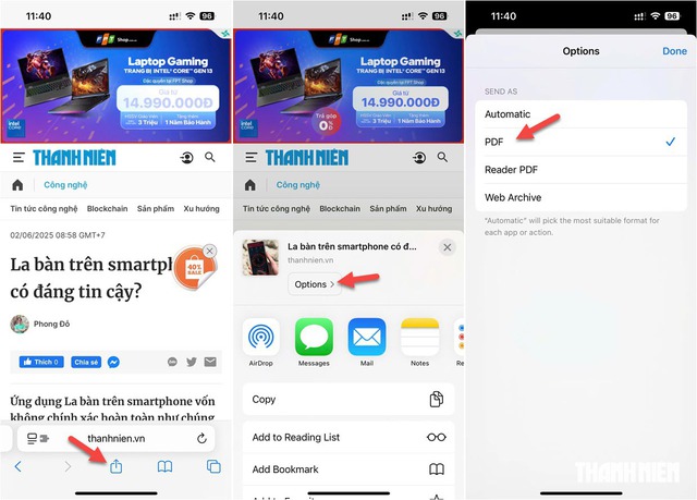 T&iacute;nh năng ẩn tr&ecirc;n iPhone c&oacute; thể biến mọi thứ th&agrave;nh file PDF - Ảnh 2.