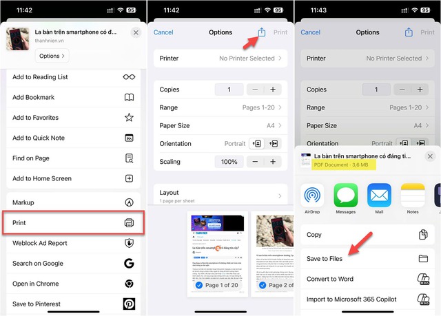 Tính năng ẩn trên iPhone có thể biến mọi thứ thành file PDF - Ảnh 3.