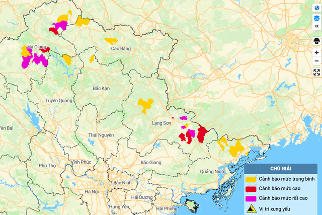Kh&ocirc;ng kh&iacute; lạnh g&acirc;y mưa lớn 150 mm , thời tiết h&ocirc;m nay c&oacute; nguy cơ lũ qu&eacute;t ở 5 tỉnh - Ảnh 1.
