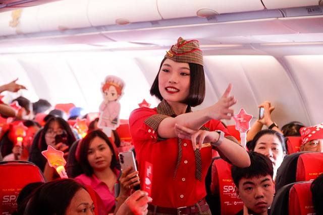 Trải nghiệm không khí đại nhạc hội ngay từ chuyến bay Vietjet đến K-Star Spark Hà Nội - Ảnh 3.