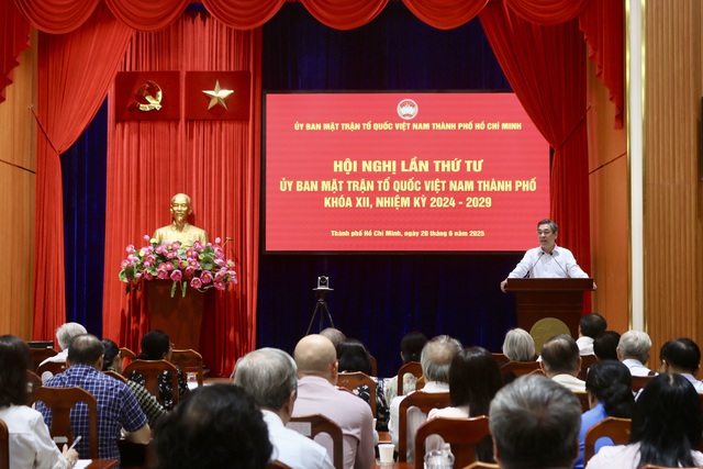Cơ cấu tổ chức của Ủy ban MTTQ Việt Nam TP.HCM mới từ ngày 1.7