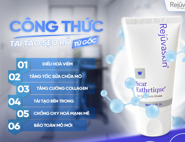 Scar Esthetique: Giải ph&aacute;p k&iacute;ch tăng sinh collagen cho sẹo l&otilde;m mịn da - Ảnh 3.