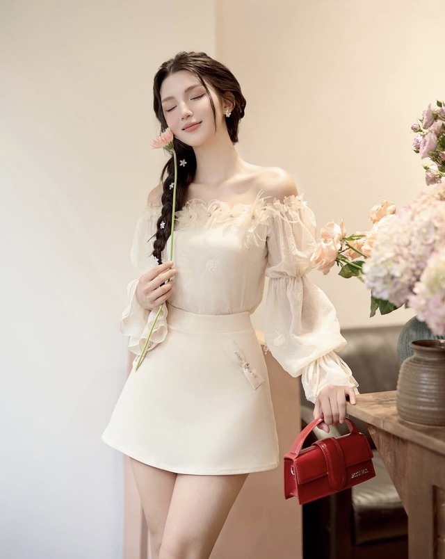 Diện trang phục tiểu thư ngày hè ‘đốn tim’ mọi ánh nhìn- Ảnh 2.