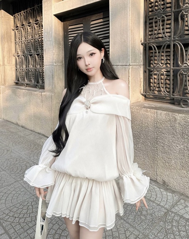 Diện trang phục tiểu thư ngày hè ‘đốn tim’ mọi ánh nhìn- Ảnh 3.