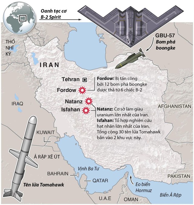 Đánh giá thiệt hại của các cơ sở hạt nhân Iran sau khi bị Mỹ tấn công- Ảnh 2. Đánh giá thiệt hại của các cơ sở hạt nhân Iran sau khi bị Mỹ tấn công- Ảnh 2.