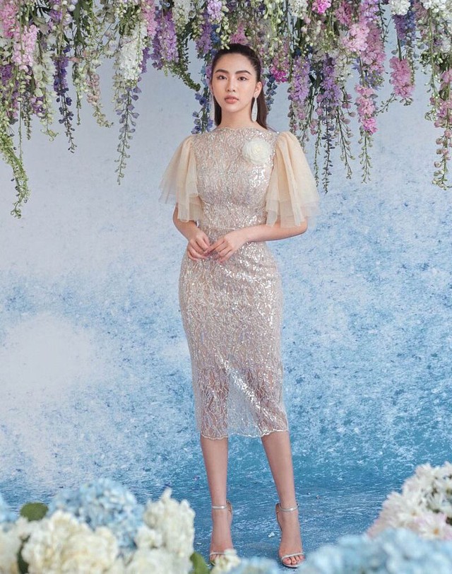 Váy kim sa tôn dáng cho nàng tự tin dự tiệc - Ảnh 4.