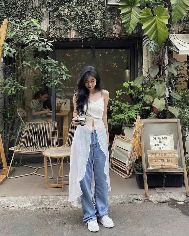 Áo đuôi tôm cách điệu cho nàng theo đuổi vẻ đẹp thanh lịch- Ảnh 6.