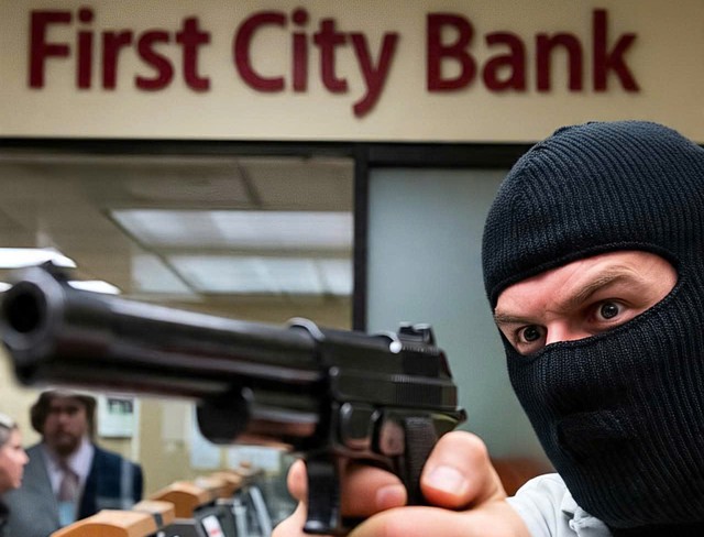 Dùng súng nhựa đe dọa nhân viên ngân hàng cướp tiền, phạm tội gì?- Ảnh 1. Dùng súng nhựa đe dọa nhân viên ngân hàng cướp tiền, phạm tội gì?- Ảnh 1.