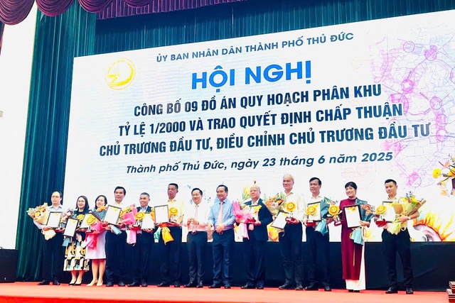 Trước khi giải thể, TP.Thủ Đức công bố 9 đồ án quy hoạch Trước khi giải thể, TP.Thủ Đức công bố 9 đồ án quy hoạch