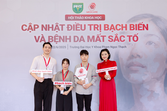 Á vương 1 Nam vương Việt Nam đồng hành với bệnh nhân bạch biến- Ảnh 2. Á vương 1 Nam vương Việt Nam đồng hành với bệnh nhân bạch biến- Ảnh 2.