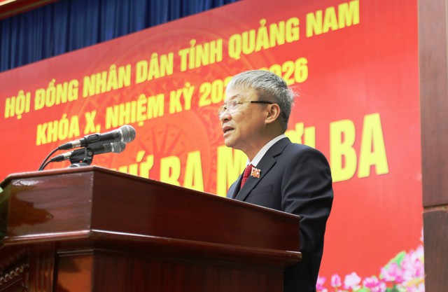 Chủ tịch HĐND tỉnh Quảng Nam: 'Kỳ họp thứ 33 diễn ra trong bối cảnh đặc biệt' - Ảnh 2.