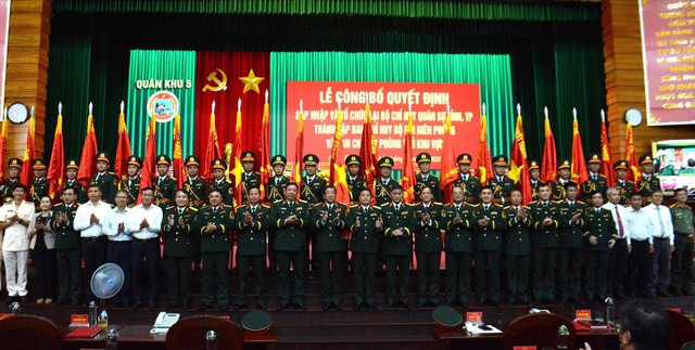 Quân khu 5 tổ chức lại Bộ Chỉ huy quân sự cấp tỉnh Quân khu 5 tổ chức lại Bộ Chỉ huy quân sự cấp tỉnh