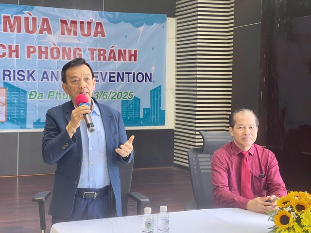 VWS tổ chức tập huấn an toàn mùa mưa cho người lao động