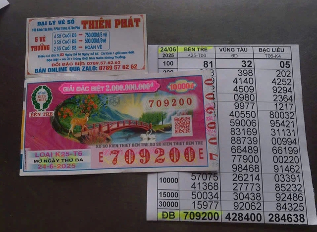 Người đàn ông ở TP.HCM trúng độc đắc: Đến đại lý lấy tiền mặt mang về - Ảnh 1.